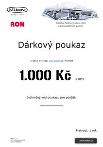 DÁRKOVÝ POUKAZ 1000