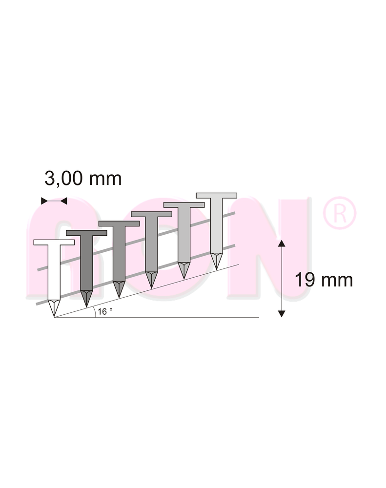 Hřebíky N12 lepeňáky svitek drát N12/19 ZN
