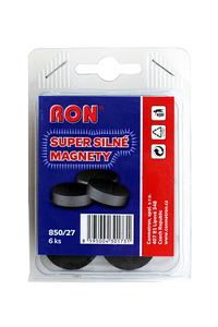 850/27 Magnets, black, 6 pcs