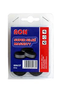 850/27 super silné magnety, 6 ks