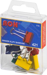 421 EZ Binder Clips, mixed colours