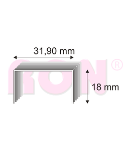 387/18 CU - 60 kartonážní spony