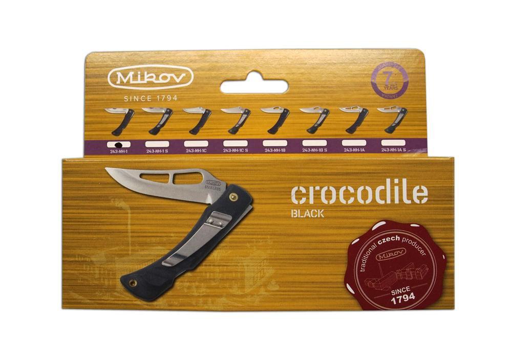 miko Mikov CROCODILE 243-NH-1 Black | 12576 Euro-knife.com