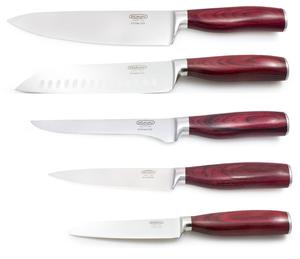 AKČNÍ SET NOZU RUBY - CHEF-1x400-ND-20, 1x405-ND-18, 1x402-ND-15, 1x403-ND-13, 1x406-ND-11